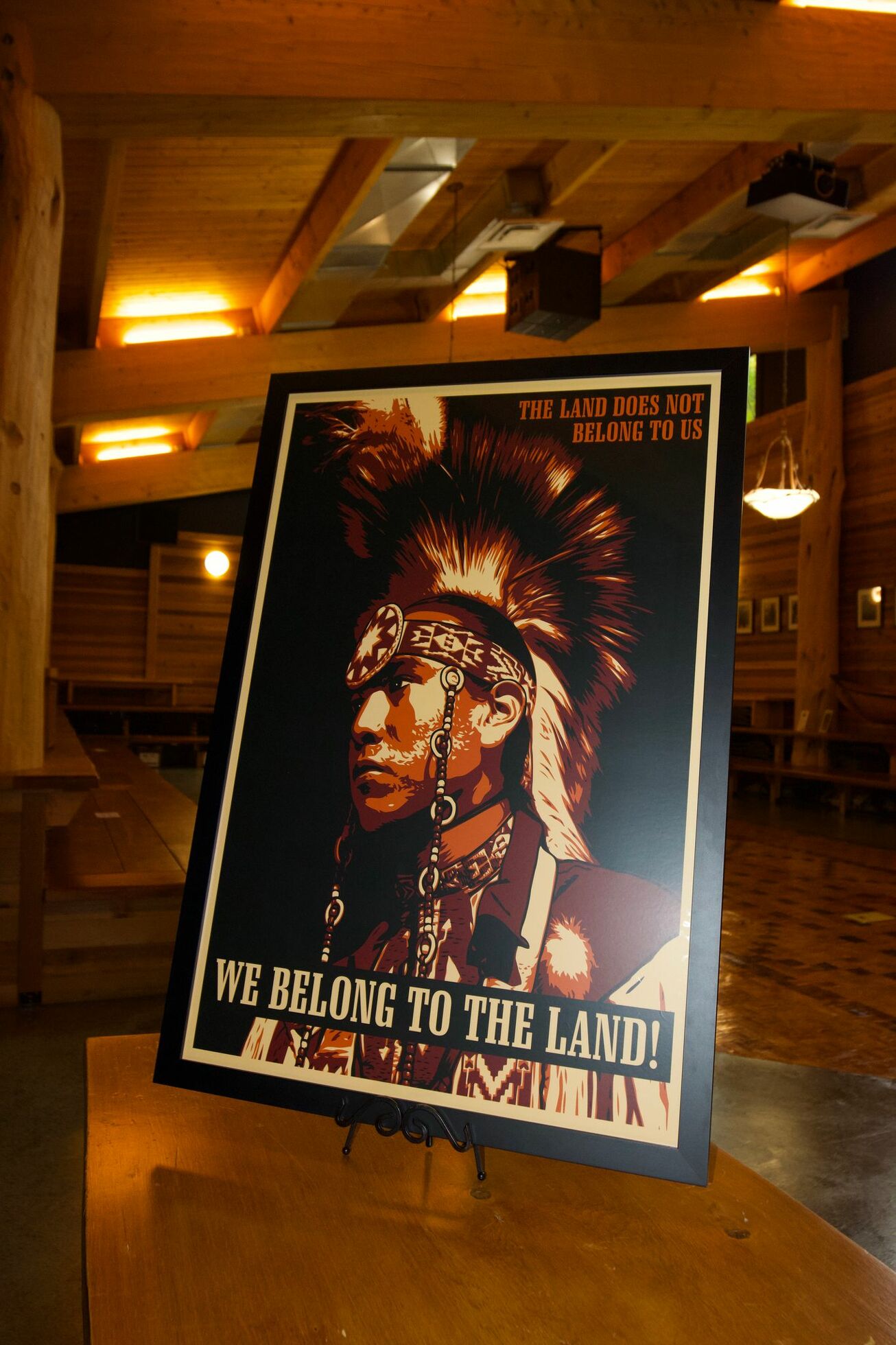 Land Back Poster- Framed  - image 1